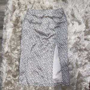 Abercrombie cheetah print skirt midi